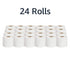 AmazonCommercial 2-Ply Ultra Plus Toilet Paper, 9600 Count, 24 Pack of 400 Sheets, Septic Safe, Unscented
