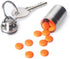 GUS Magnum Pill Fob, Made in USA, Stainless Steel Keychain Pill Holder