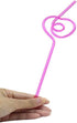 12 PCS Heart-Shaped Party Straws for Drinking Sipping - Novelty Props for Wedding Birthday Party