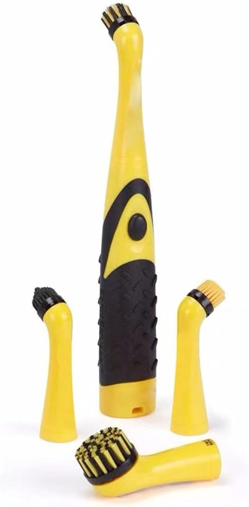 Power Scrubber Electronic Household Cleaning Brush with 4 Brush Heads for Kitchen and Household Cleaning