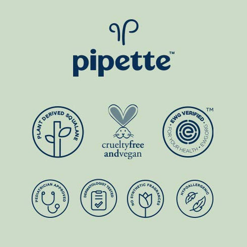 Pipette Overnight Brightening Exfoliating Mask, Vegan Face Exfoliator with Squalane & Hyaluronic Acid, 2 fl oz