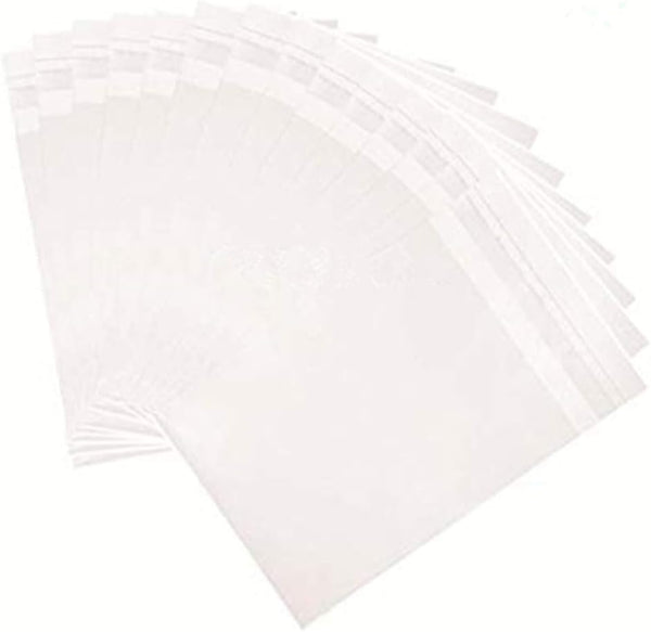 5 x 7-inch Crystal Clear Resealable Cello Cellophane Bags for Candy, Cookies, Cards - Pack of 100
