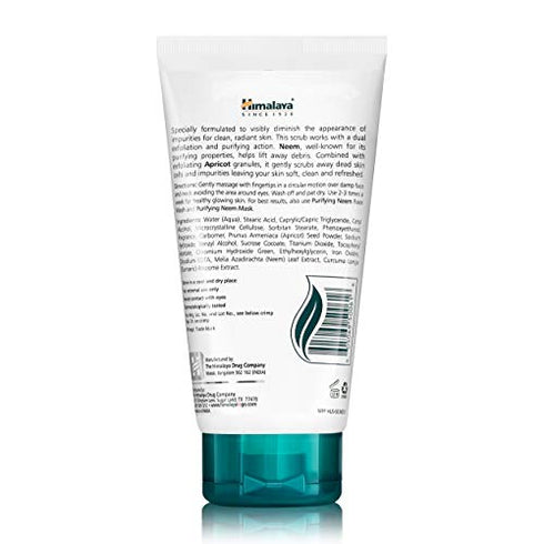 Himalaya Purifying Neem Scrub for Deep Clean, Exfoliate & Purifies Skin, 5.07 oz