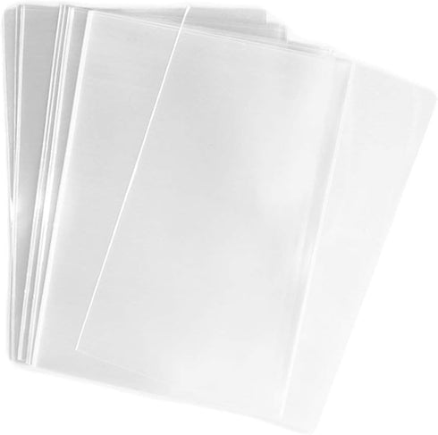 UNIQUEPACKING 500 Pcs Clear Flat Cello Cellophane Bags, 4x6 Inches - Good for Bakery, Party, Wedding Favors