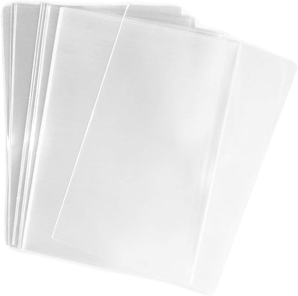 UNIQUEPACKING 500 Pcs Clear Flat Cello Cellophane Bags, 4x6 Inches - Good for Bakery, Party, Wedding Favors