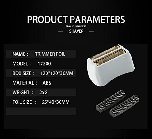 Shaver Replacement Foil and Cutters, Compatible with Andis Shaver, Golden