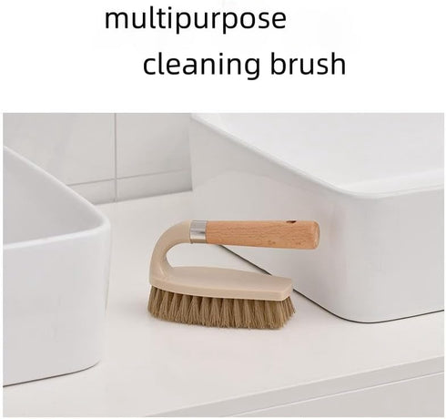 Scrubbing Brush for Carpet Cleaning, Heavy Duty Cleaning Brush with Stiff Bristles for Floors, Bathroom, and Kitchen