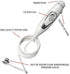 Replacement Hose and Handle Parts for Waterpik WP100, WP-450, WP-660, WP-900 Ultra Water Flosser (1 Handle, 1 Hose)
