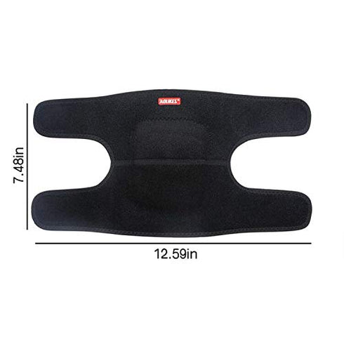 JUMISEE Kids Adjustable Knee Pad (2PCS), Anti-Slip Padded Sponge Brace, Breathable Elastic Support for Sports