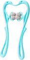 4 Round Blue Manual Neck Massager Neck Spine Kneading Neck Clamp