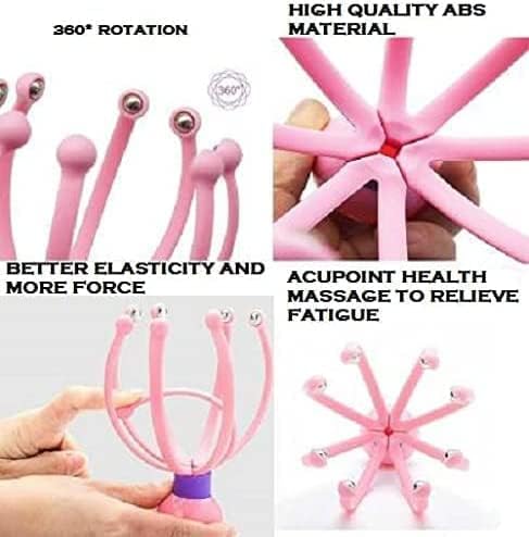 Zifron Wood Store Head Scalp Massager for Headache Relief, Scalp Stress Relax, Hair Stimulation Head Massager, Massager
