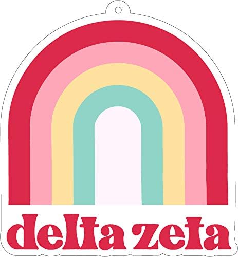 Delta Zeta Rainbow Air Freshener, 2/Pack, Flowers & Sunshine Scent