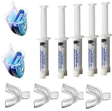 White Teeth Global Teeth Whitening at Home Kit with 1 Syringes 35% Gel, 4 Mouth
