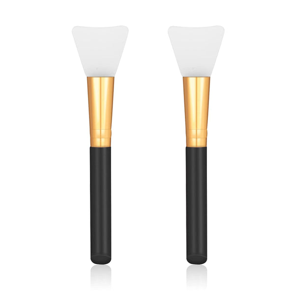 2 PCS Silicone Face Mask Brushes, Soft Applicator Brush for Facial Mud Mask, Body Lotion, Makeup Tools for Women