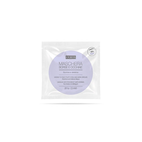 Pupa Milano Face Mask to Fight Puffy Eyes and Dark Circles, Brightens and Refreshes Fatigued Eyes