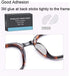 Eyeglass Nose Pads - Adhesive Anti-Slip Soft Silicone Nose Pad Cushion for Glasses, 12 Pairs, Clear