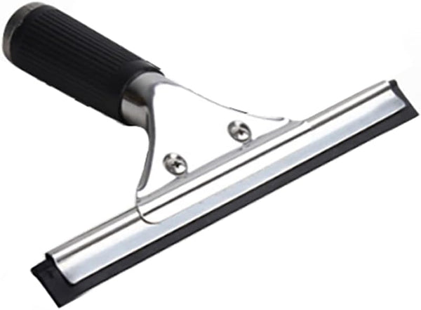 Black 15cm Window Squeegee, All-Purpose Cleaner for Glass Shower Doors, Car Windows, Home Mirrors, Bathroom Wiper