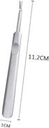 Professional Stainless Steel Cuticle Pusher Trimmer, Nails Cleaner Scissors Remover Nipper Clipper
