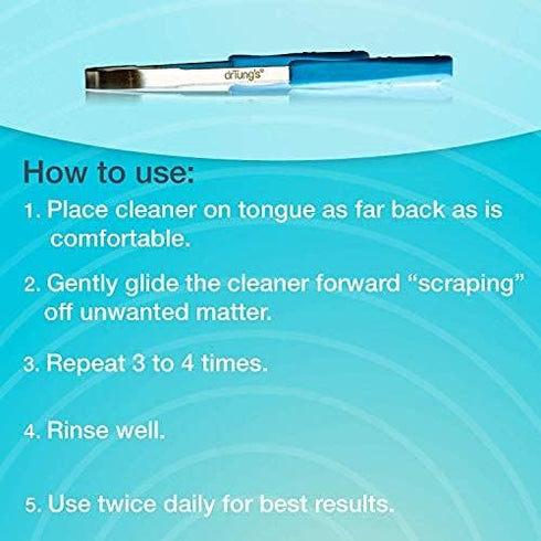 DrTung's Stainless Steel Tongue Cleaner & Smart Floss Bundle - Tongue Cleaner for Adults, Kids, Natural Floss, Travel