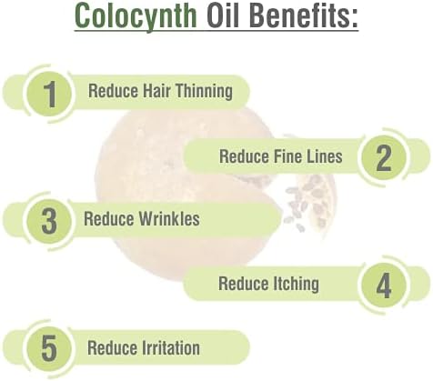 Salvia Colocynth Oil | Pure Natural Cold-Pressed Oil for Hair Thickening & Scalp Health - 15 ML