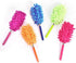 Microfiber Mini Duster Cleaning Brush: Extendable Handle for Indoor Home Ceiling Cleaning (Purple)