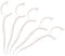 100 PCS White Dental Floss Picks, Clean Floss Picks for Oral Care