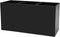 Cerpourt Black Makeup Brush Organizer, Acrylic Cosmetic Brushes Storage Holder with 3 Slots for Desk