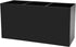 Cerpourt Black Makeup Brush Organizer, Acrylic Cosmetic Brushes Storage Holder with 3 Slots for Desk
