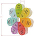 Zhengyuan 7 7 Cute Day AM PM Pill Organizer, Twice a Day Weekly Pill Box with Color Coded Compartments, Flower Shape