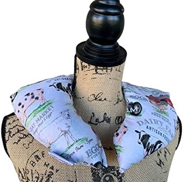 Pack, Pack, Pack, Cervical Neck Hot Cold Herbal Herbal Heat Wrap, Organic, Flax Seed, Heat Microwave Therapy, Dairy