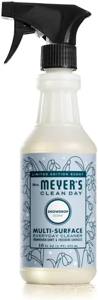 Set, 3 Mrs. MEYER'S Kitchen Dish Soap, Hand Soap, and Multi-Surface Cleaner, CT (Snowdrop)