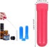 HLLMX 6 PCS Essential Oil Aromatherapy Inhaler, Refillable Nasal Inhaler Blanks with Unscented Wicks for Congestion