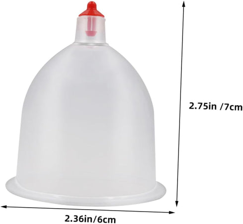Set 5 of Vacuum Suction Cupping Cups for Home Beauty Treatments