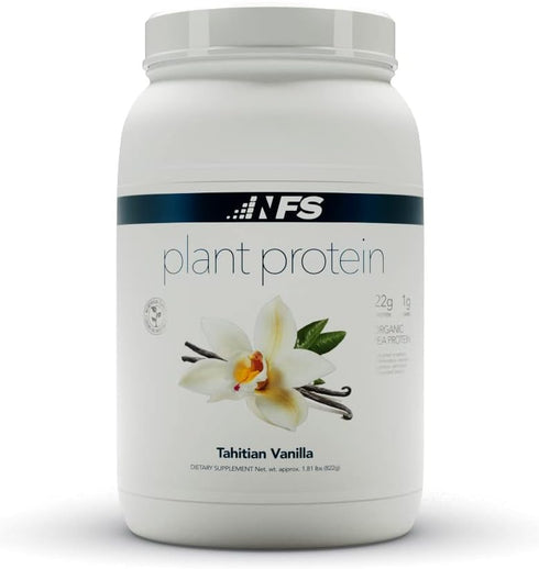NF Sports All-Natural Plant-Based Protein - Organic Gluten Free Protein, 28 Servings (Tahitian Vanilla)