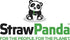 Plant Based Drinking Straws by StrawPanda - Eco Friendly Alternative to Plastic Straws, BPA Free (250 Pack)