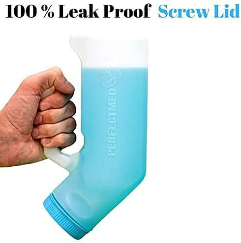 Innovative Designworks (2 Pack) 32 oz/ 1000 ml Urinals for Men Spill Proof by PerfectMed - | Portable Urine Bottle Bed