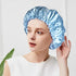SMILCO 4 Pack Shower Caps, Double Waterproof Layers Reusable Bath Caps for Women Hair Protection