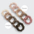 Kitsch Terracotta Satin Hair Scrunchies for Women Softer Than Silk Ponytail Holders 5 Count