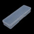 Manicure Tool Box, 8 Pieces Clear Box for Nail Tools, Transparent Plastic Nail Art Storage Organizer Case