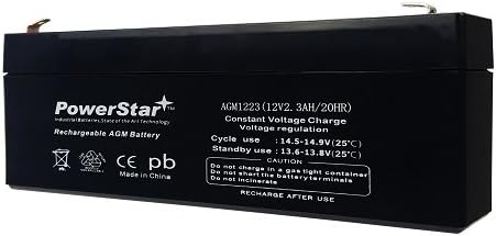 PowerStar 12V 2.3Ah CA1223 Casil DSC Alexor System Replacement Sealed Battery