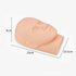 Practice Training Lash Mannequin Head for Make Up and Lash Extension, Soft-Touch Rubber Doll Face Head, Easy to Clean