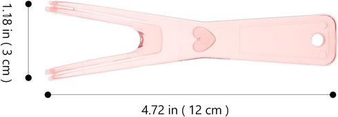 2pcs Dental Floss Holder, Reusable Flosser Handle Holder, Replacement Floss Pick Holder for Tooth Decay and Gum Care.