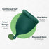 Set 2 SHORDY Reusable Menstrual Cups (Large) of with Mini Box, Medical Grade Silicone, Coupe Menstruelle, Safe Period
