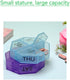 nafengldf 4 7 28 Weekly Pill Organizer Times a Day, Large Pill Dispenser Day with Extra Large Compartments, Portable