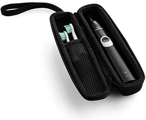 caseling Hard Toothbrush Travel Case for Philips Sonicare Protective Clean 4100, Portable Holder with Easy Grip Strap
