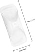 HOODANCOS 3pcs 18cm Reusable Cotton Sanitary Pads Washable Panty Liners with Lace Edge Soft Breathable Feminine Care