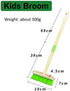 Kids Broom with Wooden Handle, Small Broom for Housekeeping Cleaning