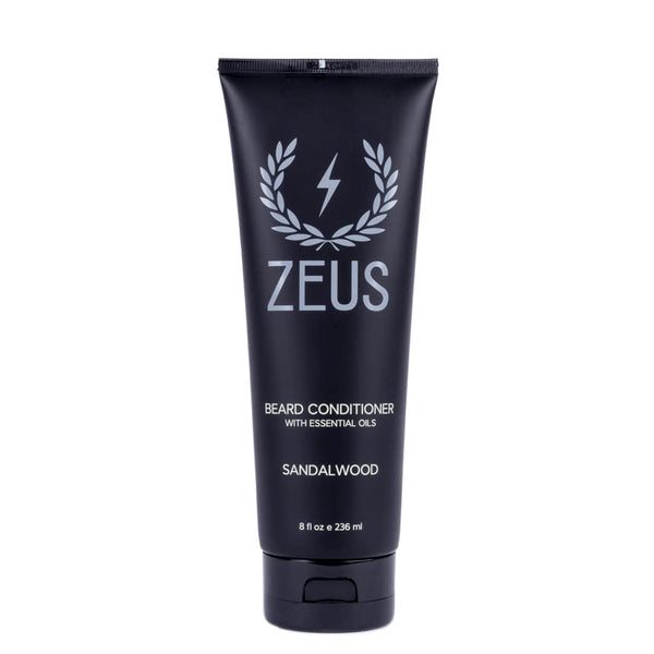 ZEUS Beard Conditioner Wash - Cleansing & Moisturizing Beard Wash with Green Tea & Natural Ingredients, 8 oz (Made in