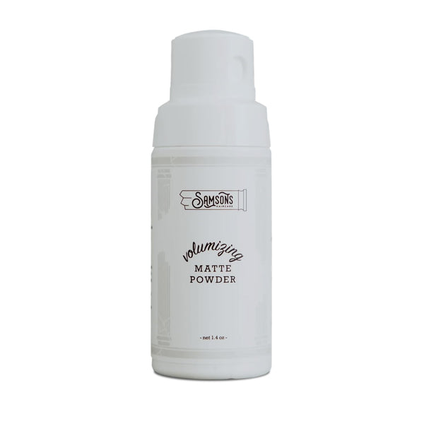 SAMSON'S HAIRCARE Volumizing Matte Powder, Natural Texture Enhancer, Easy to Use, 1.4 oz.