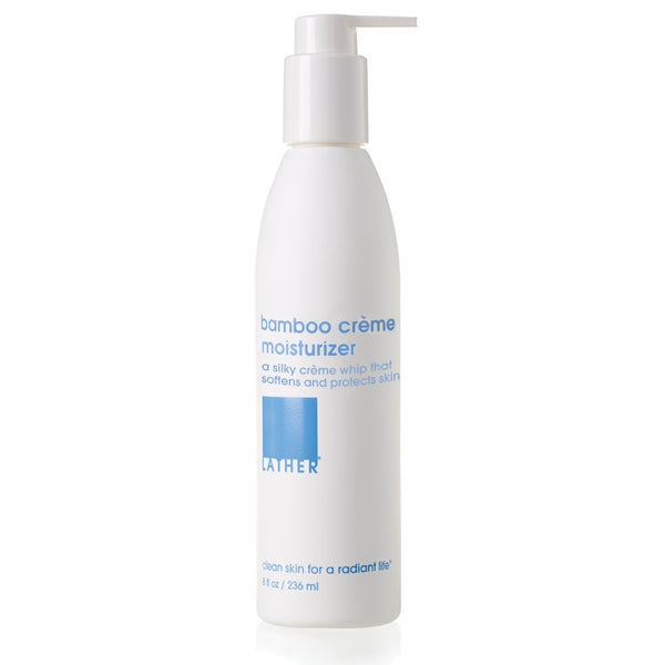 LATHER Body Lotion - Bamboo Cream Moisturizer for Soft & Hydrated Skin, 8 Fl Oz
